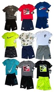Nike Boys Short Sets; Reg or Dri-Fit; Sizes 4-7, NWT, NEW STOCK NOW AVAILABLE! - Picture 1 of 81
