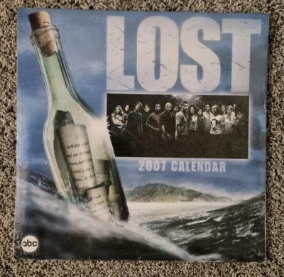 Calendario de pared de TV Lost 2007 sellado y sin abrir Foto 1 de 3