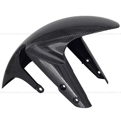 Suzuki GSX-S 750 Carbon Fibre Style Front Mudguard Fender 2017-2023 - Image 1 of 3