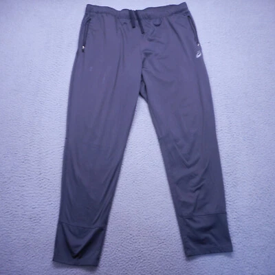 Pantalones de chándal Asics para hombre extra grandes grises cónicos bolsillos con cremallera ocio Foto 1 de 4