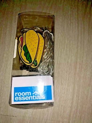 LED Taco String Lights By Room Essentials 10' Length Ten 3" Tacos With Timer - Image 1 of 4