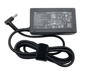 Genuine HP Original 250 G2, 250 G3 255 G2 255 G3 Charger 710412-001 Blue Tip - Picture 1 of 3