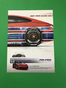 2012 PORSCHE 911 ORIGINAL VINTAGE PRINT AD ADVERTISEMENT PRINTED FALKEN TIRE - Picture 1 of 1