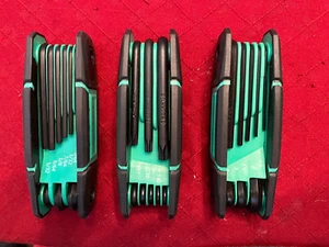 Denali 25-Key Folding Hex Key Set, SAE (5/64"-1/4"), Metric (1.5M - Picture 1 of 5