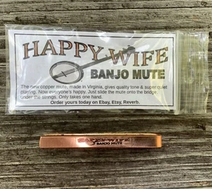 The Happy Wife Copper Banjo Mute - Picture 1 of 5