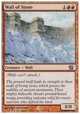 MTG 1x Wall of Stone - 8th Edition * FOIL * NM