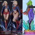 Kit de maquettes imprimées en 3D Figurine Supergirl non peintes non assemblées version 3 GK