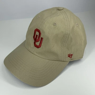 Gorra de béisbol OU Oklahoma Sooners tostada ligera '47 ajustable OSFA Foto 1 de 4