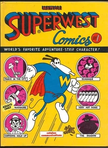 SUPERWEST Comics #1, 1987 Massimo Mattiola , Catalan Oversized HARD COVER / NEW - Picture 1 of 3