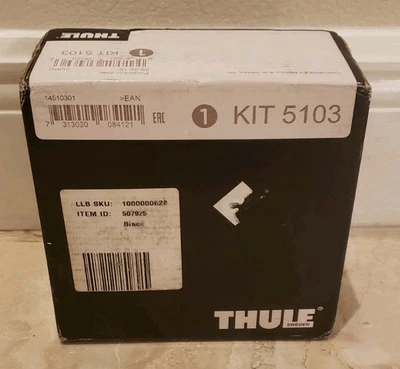 Kit de ajuste de portaequipajes de techo/abrazadera de borde Thule 5103 Evo (4 piezas) Chevrolet Malibu nuevo en caja Foto 1 de 4