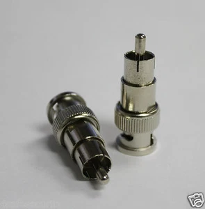 30pcsx Adattatore BNC maschio a RCA maschio per cavo video - Foto 1 di 1