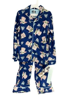 Juego de 2 pijama abrigo Star Wars: The Mandalorian The Child - azul XS4-L14 Foto 1 de 4
