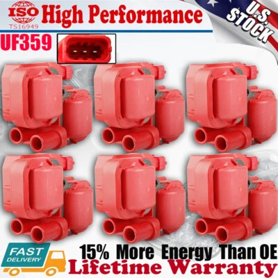 6 bobinas de encendido para Mercedes-Benz S350 C CL CLK ML Clase E320 ML320 C280 UF359 Foto 1 de 4