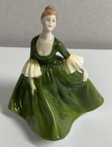 Coalport Mary Miniature Figurine Green Dress - Picture 1 of 6