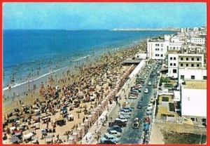 SEAT 600, SIMCA 1000, RENAULT 8, 4, CITROËN 2CV, AUSTIN MINI, Cadiz Spain postc - Picture 1 of 2
