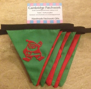 CHRISTMAS BUNTING - 2m 7ft with 8 Flags - Gift Wrapped - Picture 1 of 7