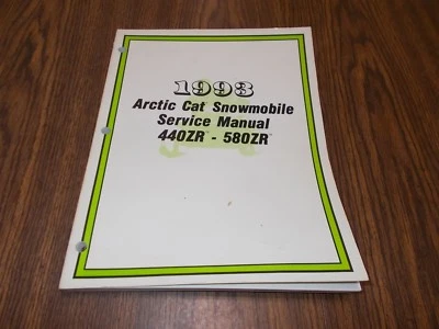 Moto de nieve Arctic Cat 1993 440ZR 580ZR manual de servicio 2254-896  Foto 1 de 2