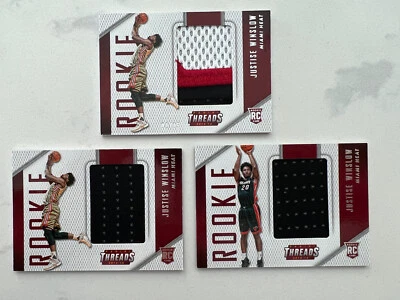 Justise Winslow 2015-16 Panini нитки RC RooKie нашивка лот #1/25 3-цвет тепла - Изображение 1 из 3