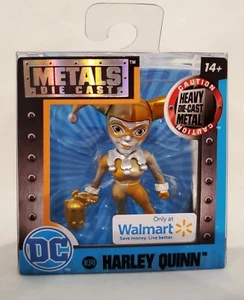 Metals Die Cast DC Comics HARLEY QUINN 2.5" Figure Walmart Gold 2016 Jada Toys - Picture 1 of 9