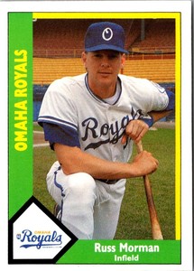 1990 CMC Omaha Royals Russ Morman #15 Omaha Royals Baseball Card