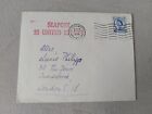 1959 Envelope SS United States Southampton Postmark ER Stamp United States Line
