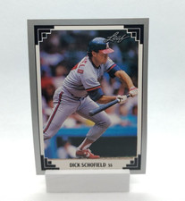 1991 Leaf Dick Schofield California Angels #59