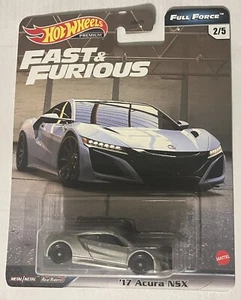 Hot Wheels ‘17 Acura NSX Silver Fast & Furious Full Force Premium 2/5 2020 - Picture 1 of 3