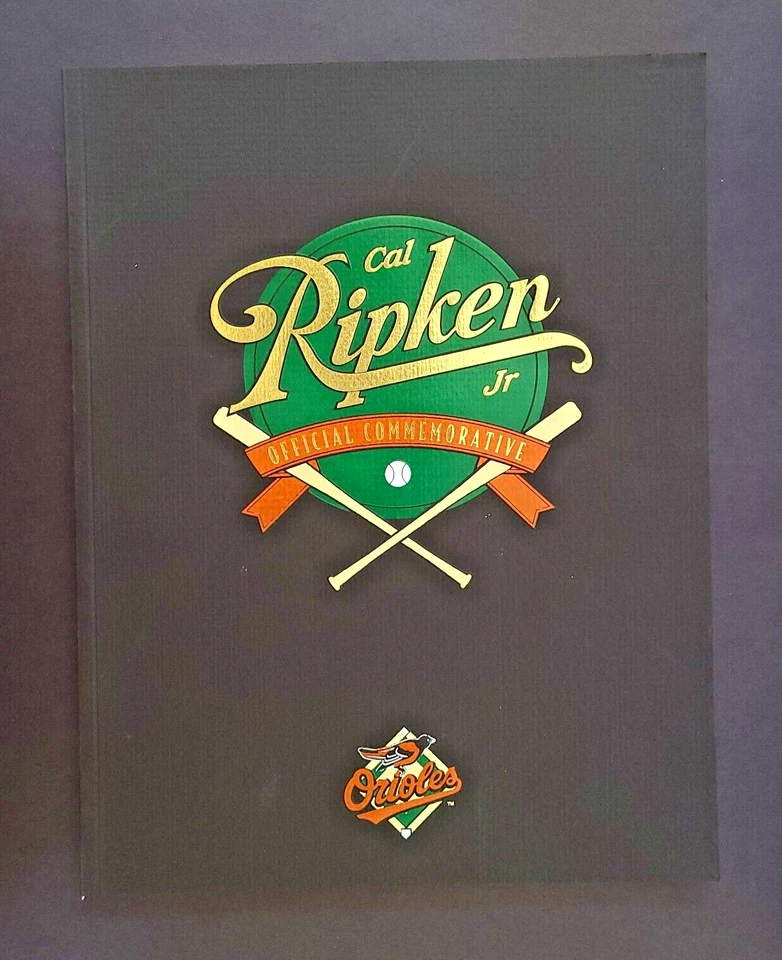 1995 Cal Ripken Jr. Official Commemorative Baltimore Orioles Book Magazine - Image 1 of 4
