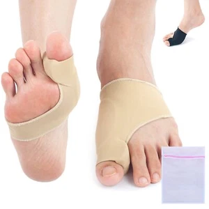 Silicone Gel Big Toe Separator Foot Bunion Corrector Overlapping Hallux Valgus - Picture 1 of 9
