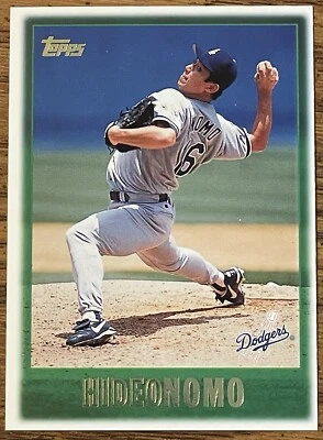 Hideo Nomo 1997 Topps Baseball Card #440 Los Angeles Dodgers MLB Free Shipping - Image 1 of 3