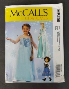 Disfraz de Princesa Congelada Patrón McCall's MP259 Misses Anna Elsa Talla S-XL Sin Cortar - Imagen 1 de 3