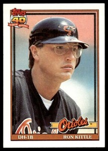 1991 Topps #324 Ron Kittle Baltimore Orioles