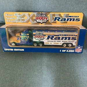 2000 ST.LOUIS RAMS FIRST TIME SB XXXIV CHAMPIONS TRAILER/WHITE ROSE. - Picture 1 of 6