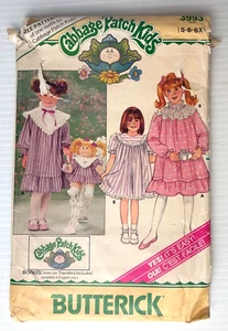 BUTTERICK Vintage Cabbage Patch Kids & Doll Sewing Pattern #3993 Size 5-6-6X - Bild 1 von 3