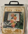 Vintage Capistrano Floral Hibiscus Crewel Embroidery Pillow Kit 17? Joan Short