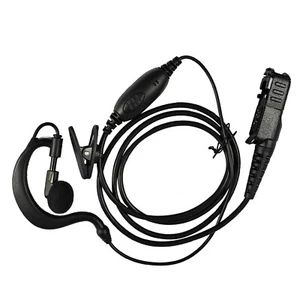 G Shape Earpiece Headset Mic PTT for Motorola XPR3500e Walkie Talkie 2 Way Radio - Zdjęcie 1 z 5