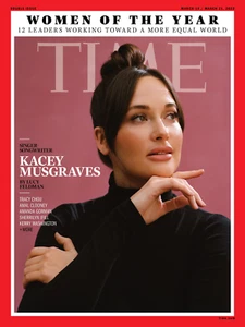 TIME MAGAZINE MARCH 2022, KACEY MUSGRAVES NO LABEL. - Picture 1 of 1