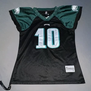 Reebok Philadelphia Eagles Bling Jersey Women’s XL Black 10 DeSean Jackson -4382 - Picture 1 of 15