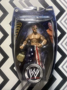 JAKKS WWE REY MYSTERIO jr LIMITED EXCLUSIVE wrestling FIGURE RED WHITE blue USA - Picture 1 of 8