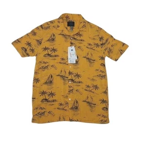 Denim & Flower kleines Hawaiihemd für Herren NEU MIT ETIKETT Knopfleiste Ricky Singh - Bild 1 von 8