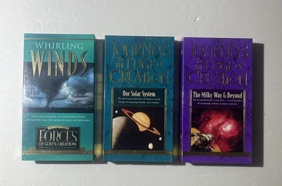 Lot Of 3 Moody Institute Science VHS Whirling Winds, Milky Way, Solar System - Image 1 of 4