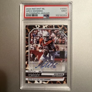 Arch Manning Auto /10 - 2024 Panini instant (Jaguar) - POP 3 - Book End 10/10 !! - Picture 1 of 4
