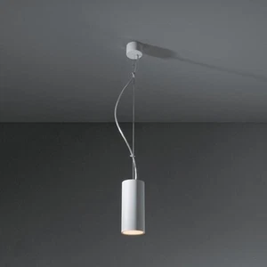 Modular Lighting 10883129 FFD_Lotis Tube Suspended 85 1x GU10 White - Black - Picture 1 of 4