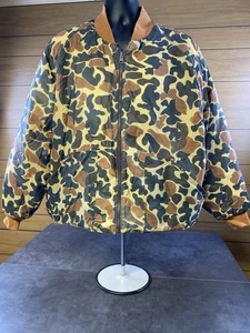 Vintage Herren Old School Camouflage/Braun Wende Thinsulate 10x Bomberjacke Gr. XL - Bild 1 von 13