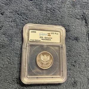 1999 100 RUP ICG Genuine Indonesia Gift Coins Of The World - Picture 1 of 6
