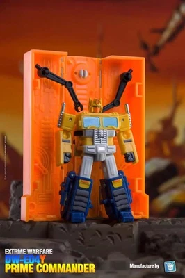New Dr.Wu DW-E04Y Yellow Trailer Optimus Prim super mini Transformable Toy - Image 1 of 2