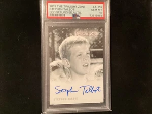 TWILIGHT ZONE A-159 STEPHEN TALBOT PSA GEM MINT 10 AUTOGRAPHED CARD - Picture 1 of 2