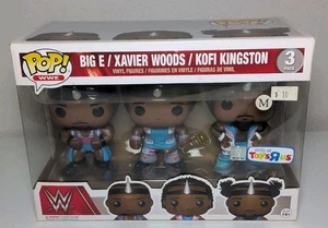 Funko Pop WWE Big E/Xavier Woods/Kofi Kingston Toys R Us Ex. Vinyl Figures New  - Picture 1 of 8
