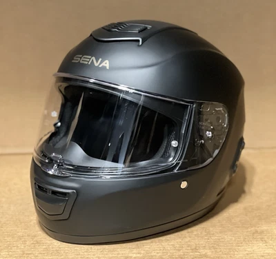 (XL) Capacete de motocicleta Sena Momentum INC inteligente Bluetooth preto fosco  - Imagem 1 de 4