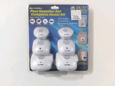 6 repelentes ultrasónicos de plagas Bell & Howell solución completa para el hogar de 6 piezas Foto 1 de 2